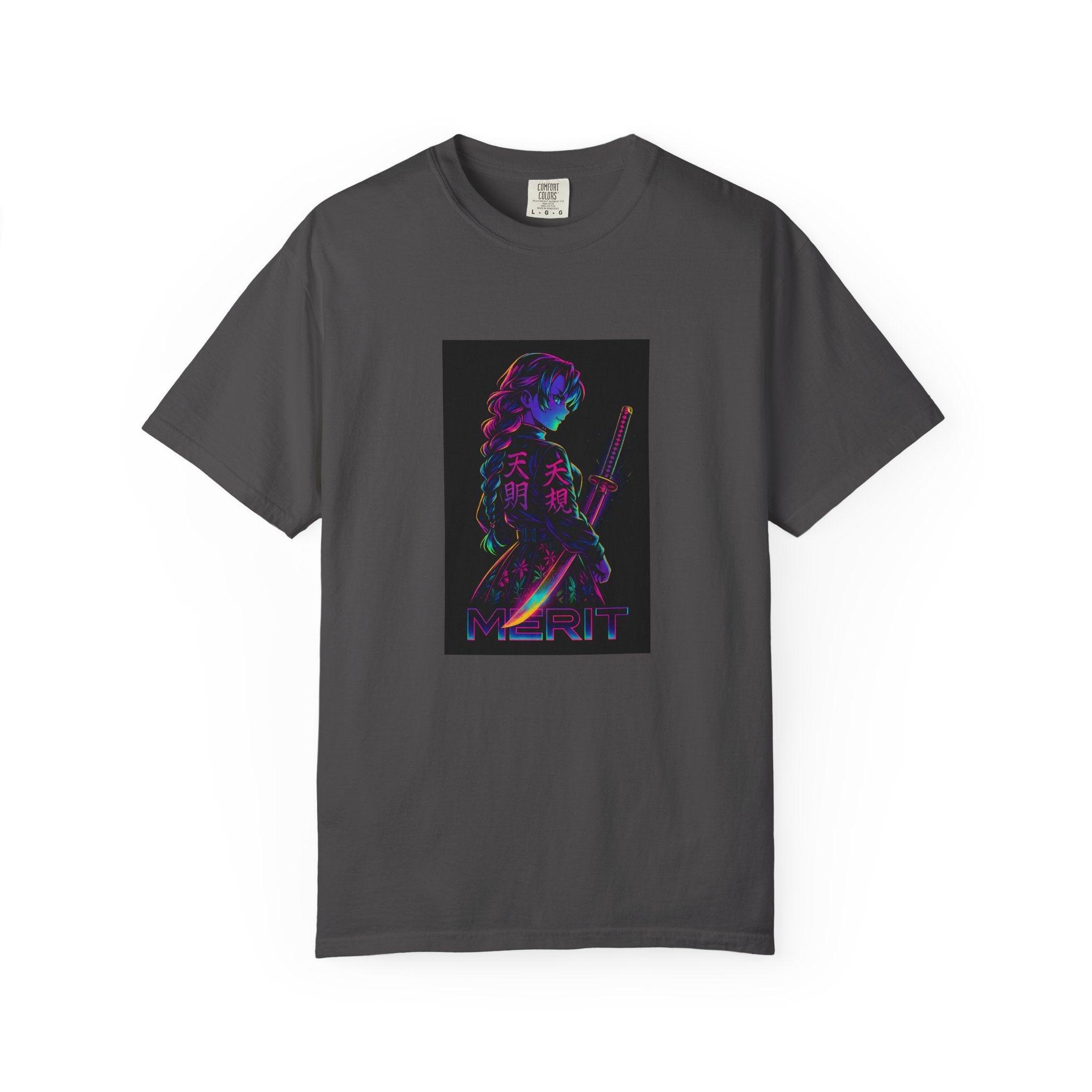 White oversized t-shirt with a...