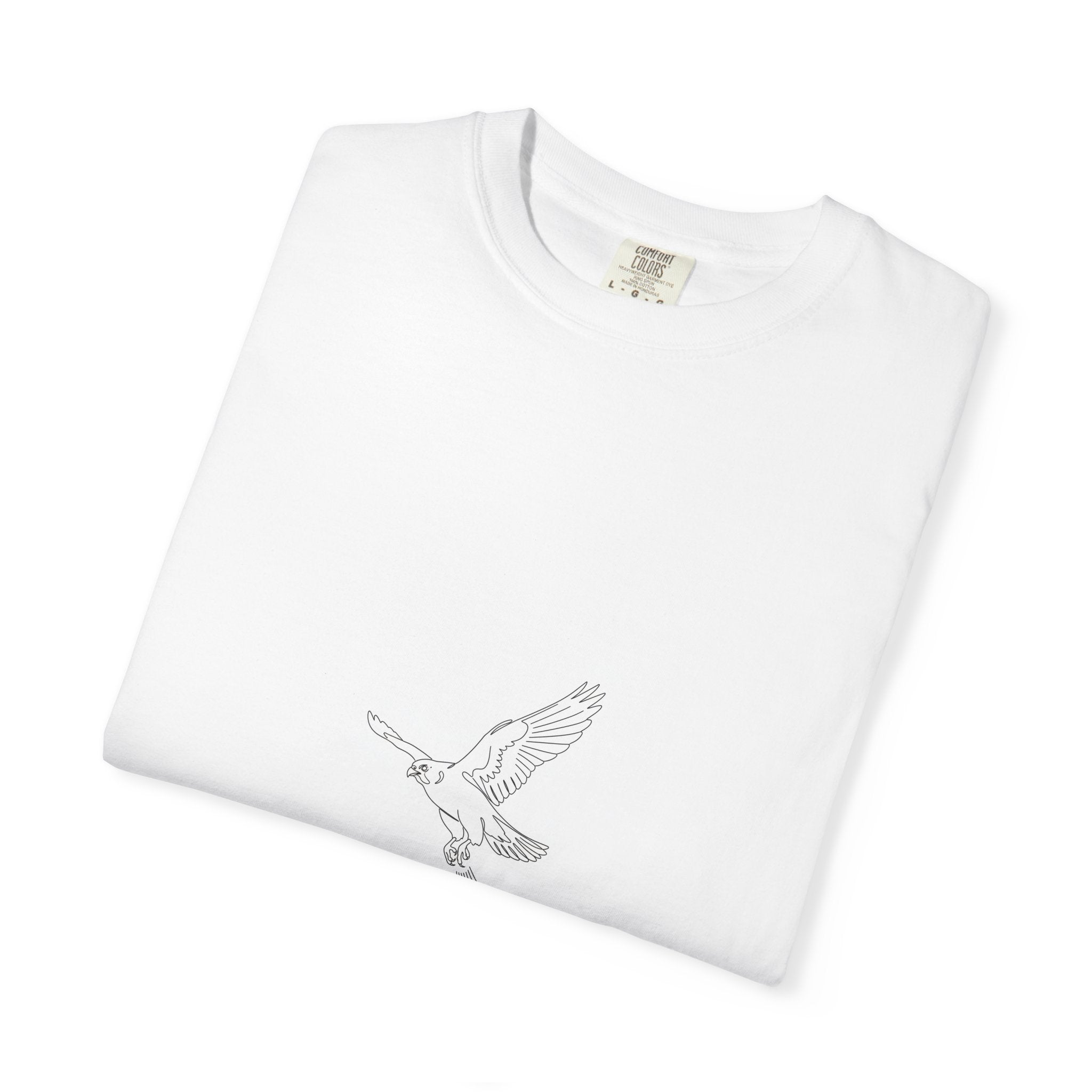 Peregrine Flight Minimal Line Art Tee