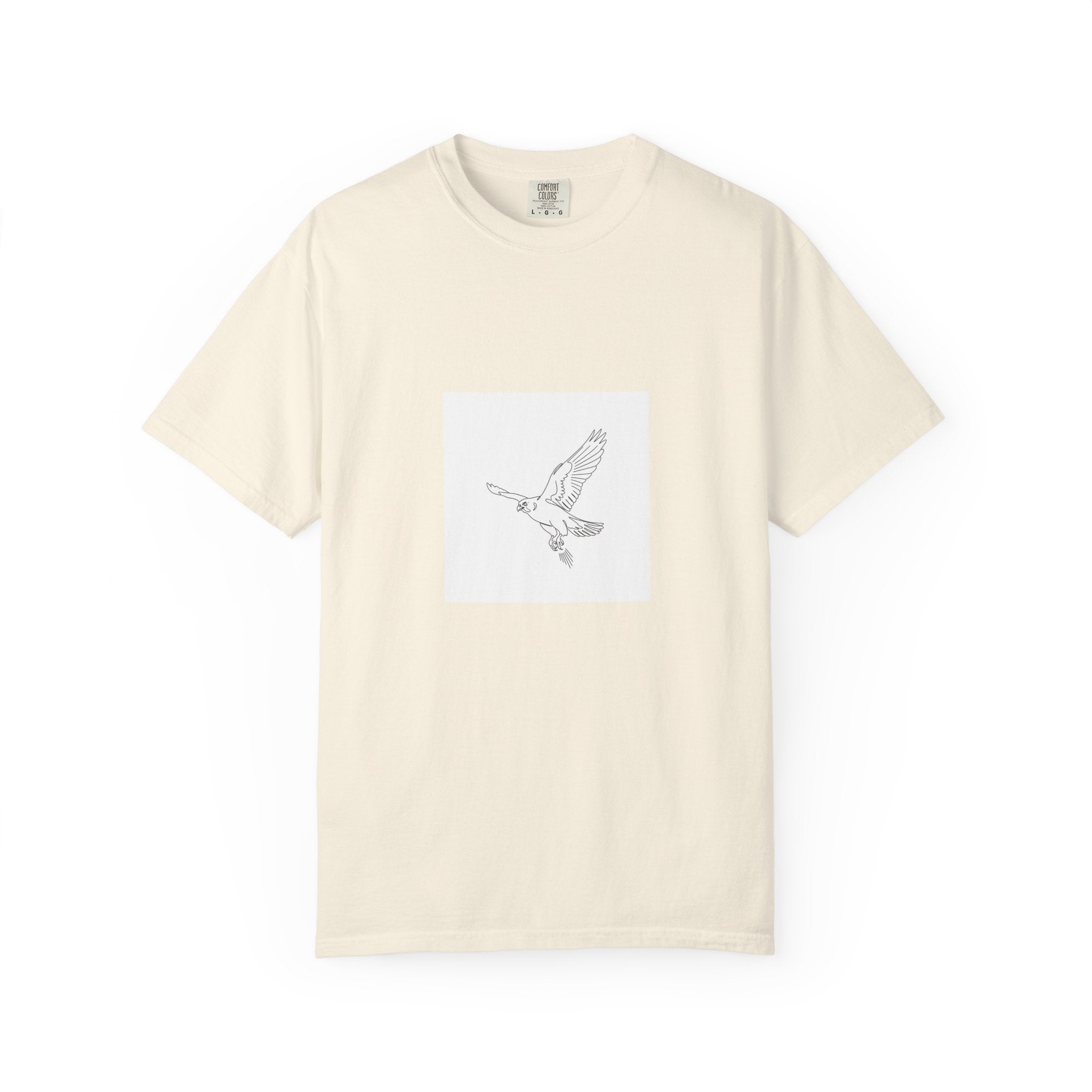 Peregrine Flight Minimal Line Art Tee