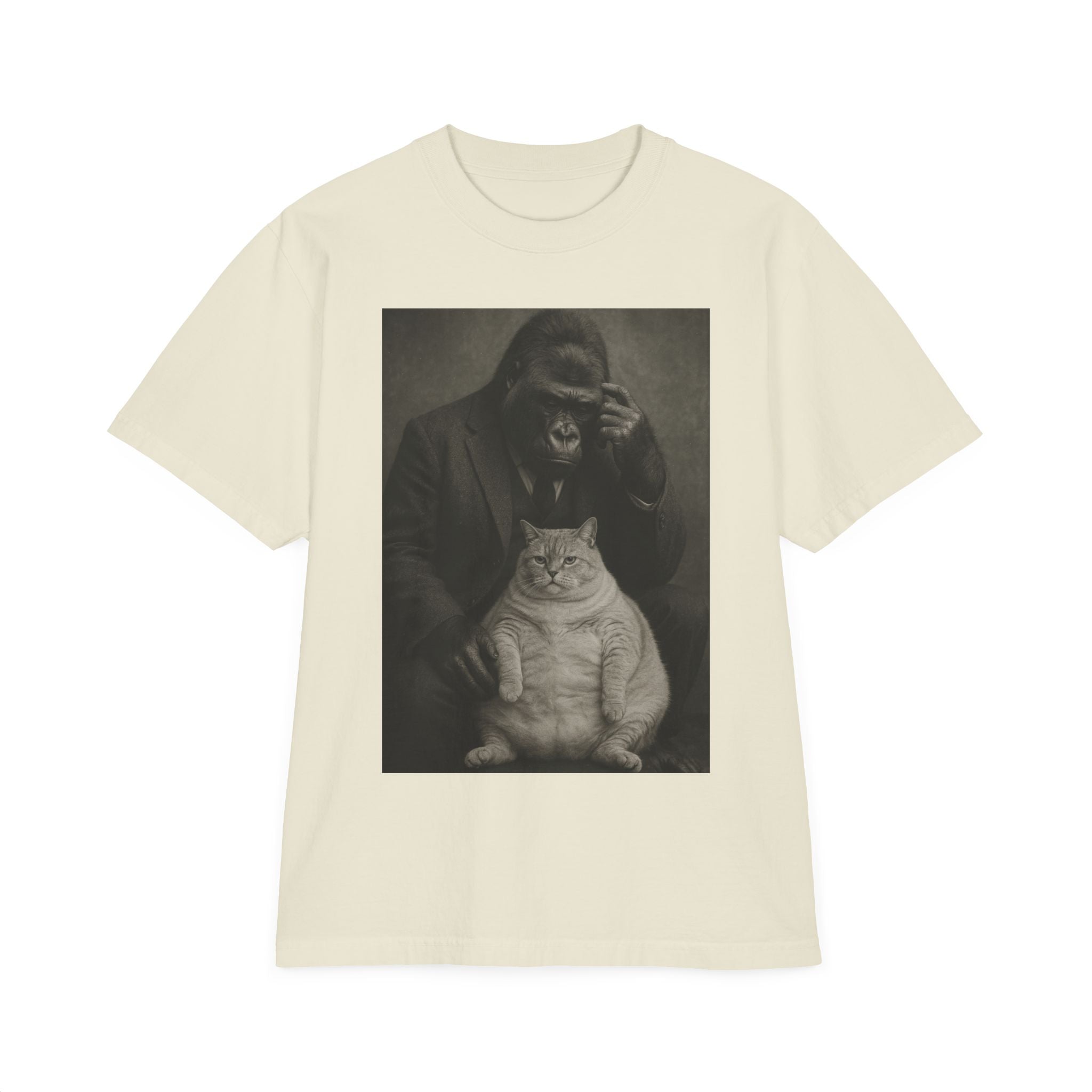 Gorilla's Conflicted Lap Cat