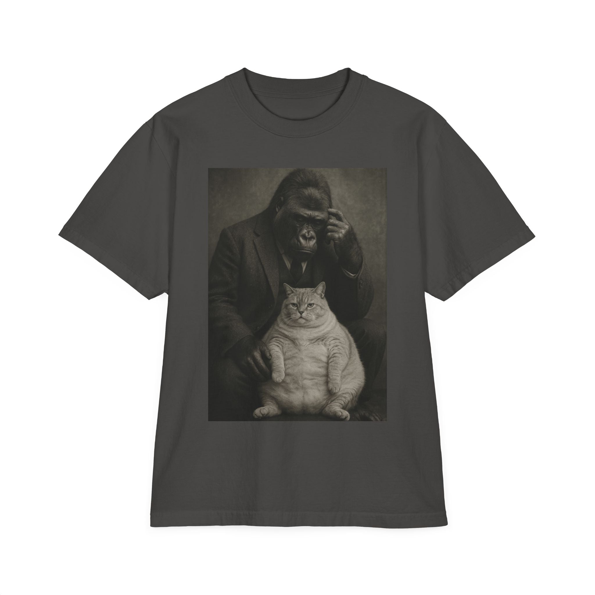 Gorilla's Conflicted Lap Cat