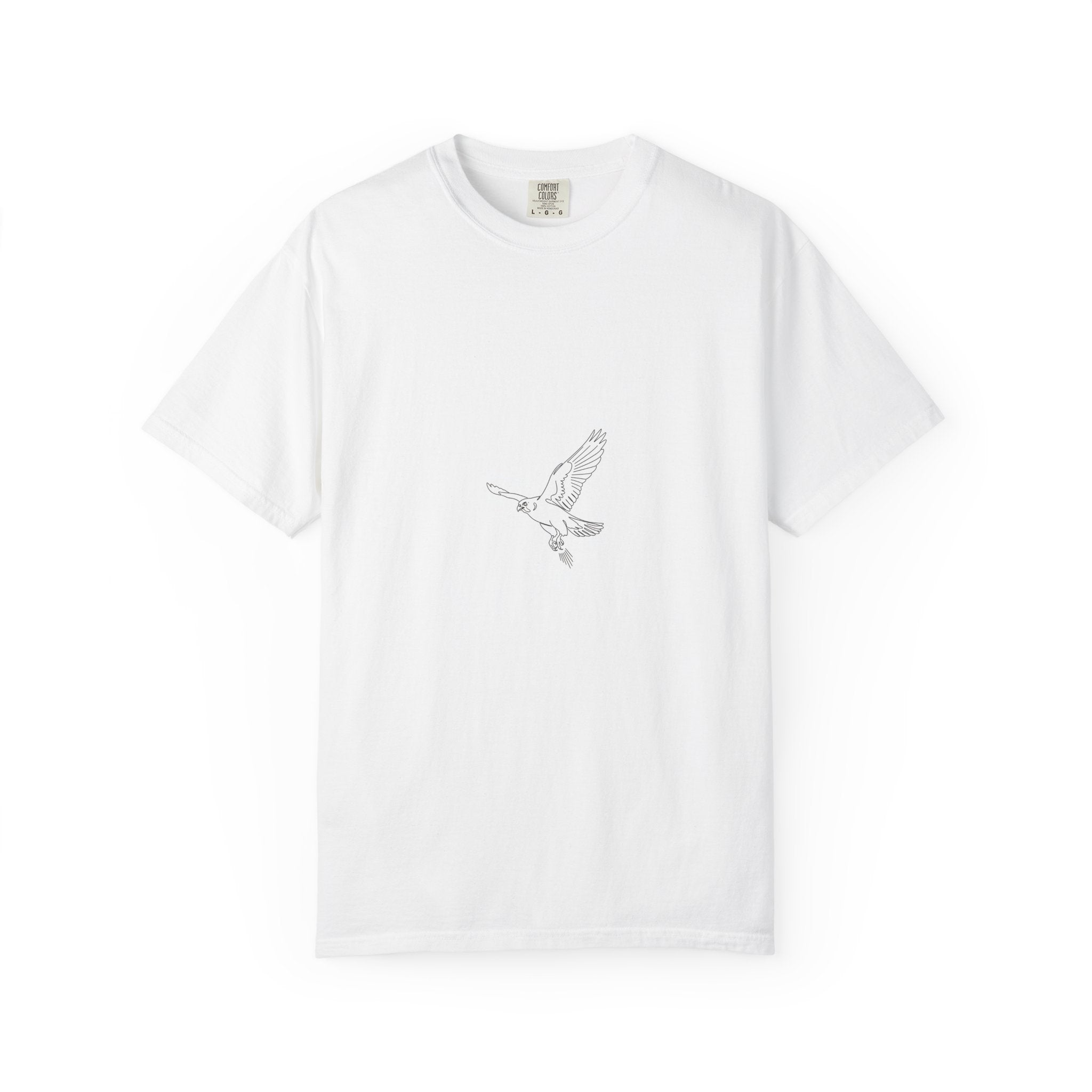 Peregrine Flight Minimal Line Art Tee