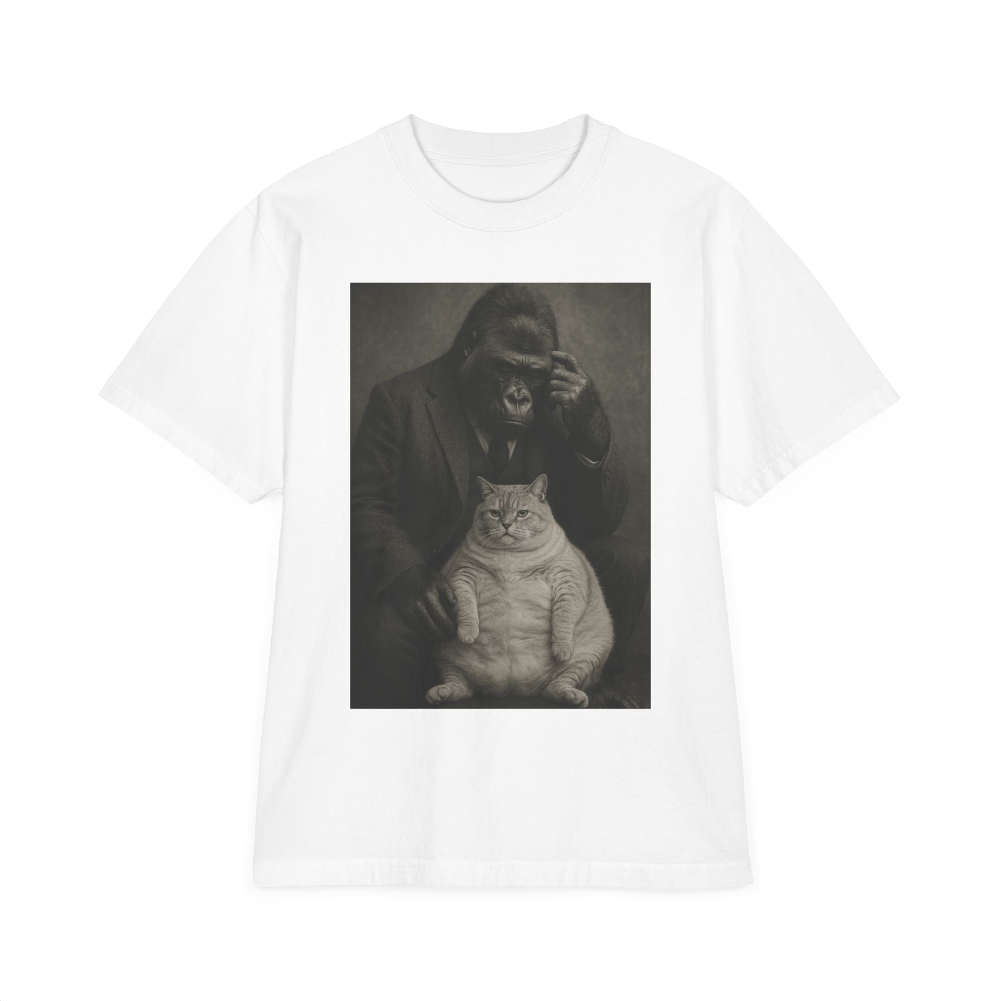 Gorilla's Conflicted Lap Cat