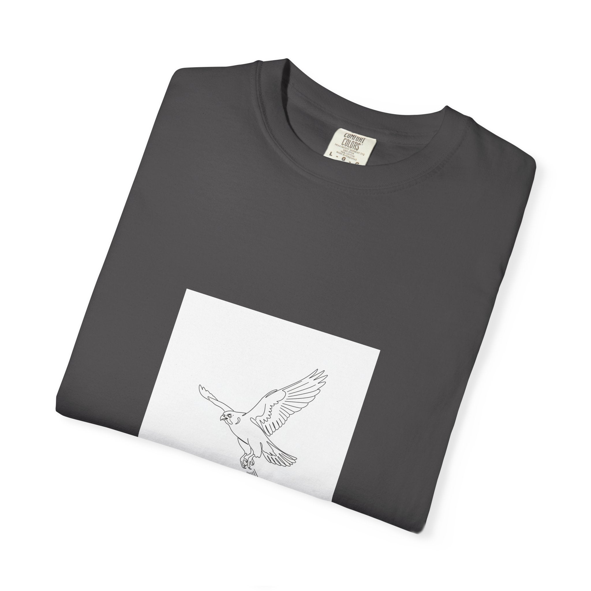 Peregrine Flight Minimal Line Art Tee
