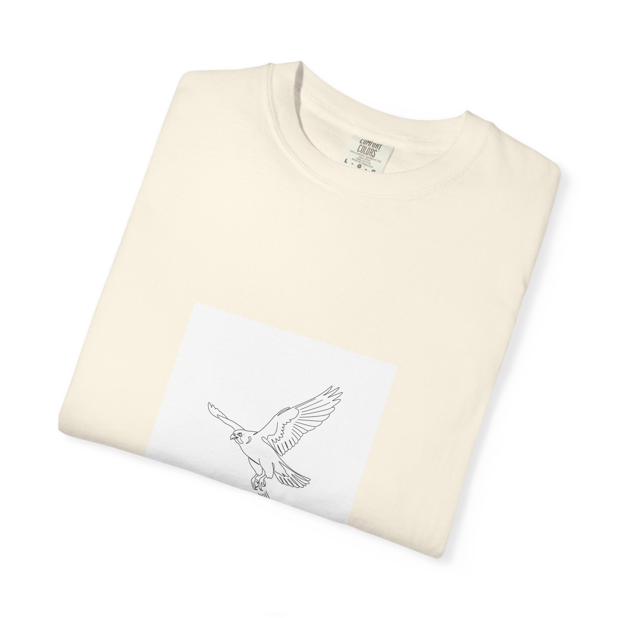 Peregrine Flight Minimal Line Art Tee