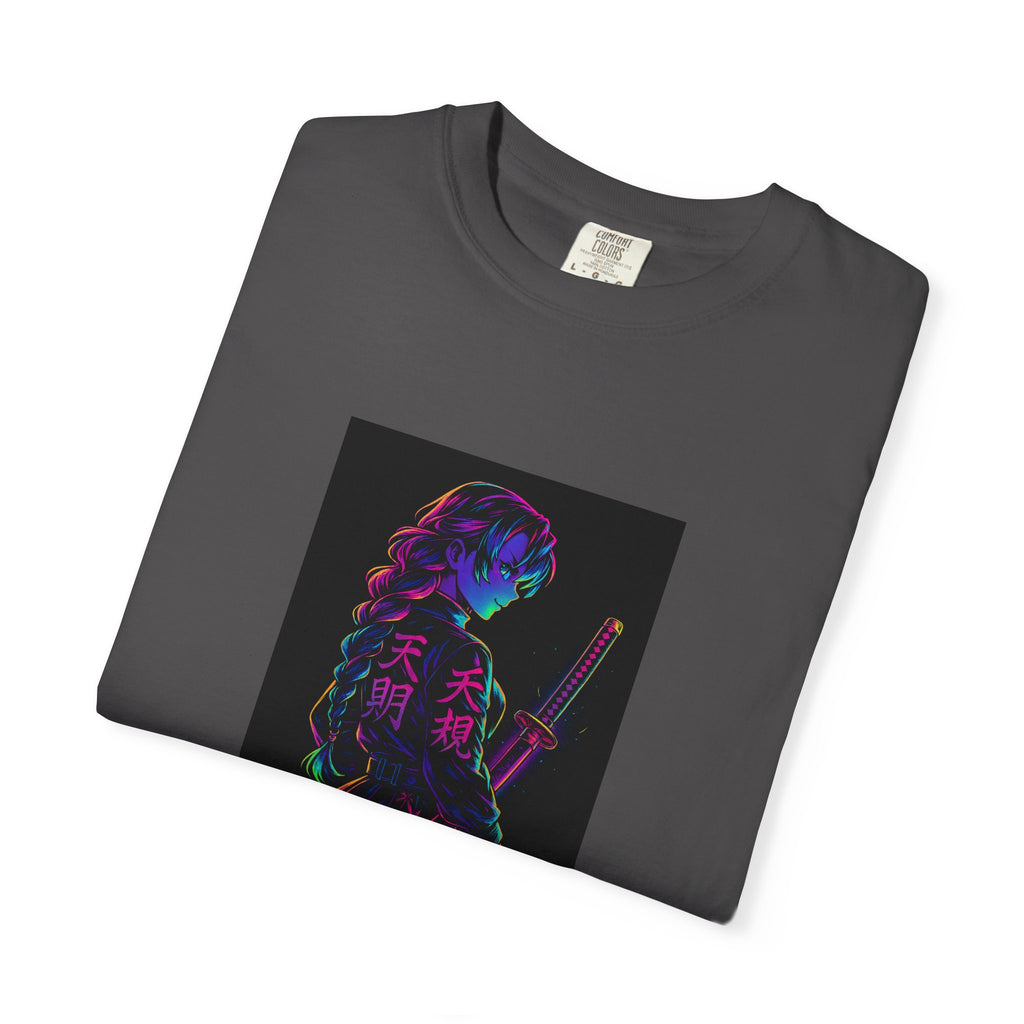 White oversized t-shirt with a...
